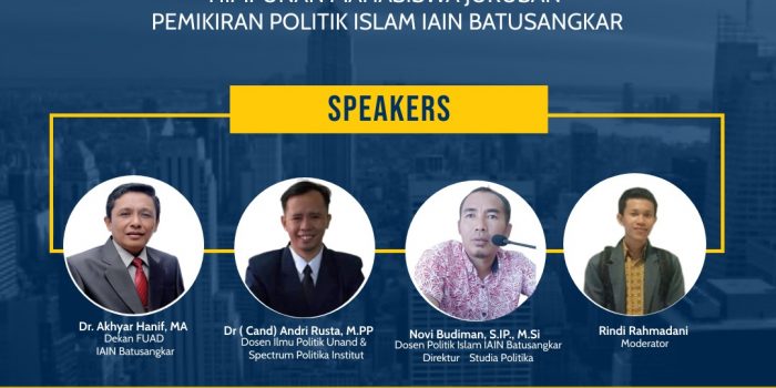 Prodi Pemikiran Politik Islam IAIN Batusangkar Selenggarakan  Workshop Metodologi Survey Politik, Quict Count, dan Exit Poll