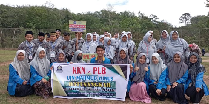 Mahasiswa KKN-PLB UIN Mahmud Yunus Batusangkar, Dampingi Kafilah MTQ Kelurahan Lubang Panjang