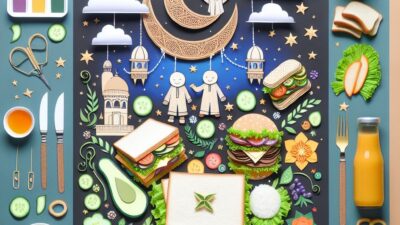 Ilustrasi Generasi Sandwich dalam Islam | Foto: Bing Image Creator